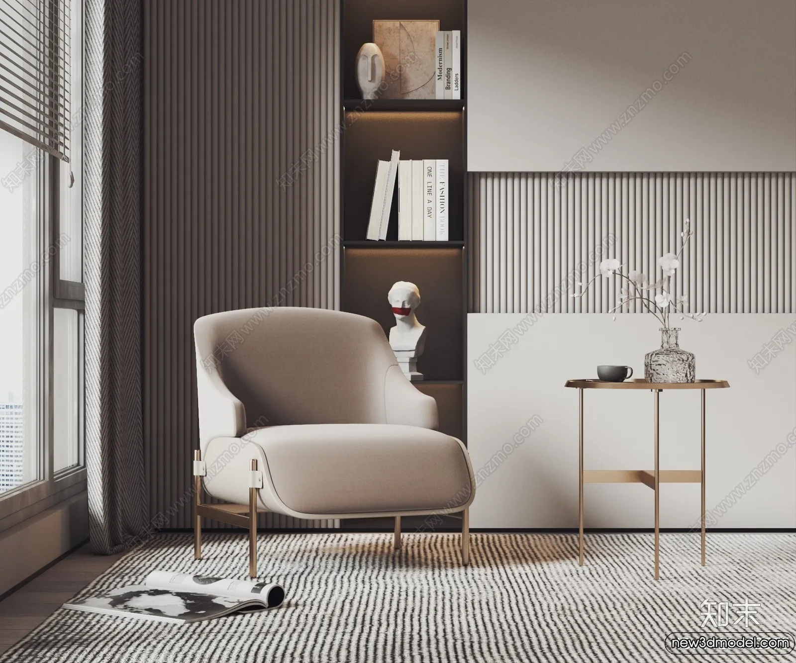 Sofa 3D Models - 3D Furniture for Living Room - 3D Interior - 171