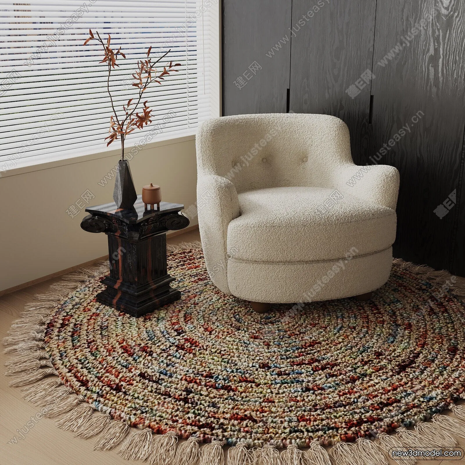 Sofa 3D Models - 3D Furniture for Living Room - 3D Interior - 177