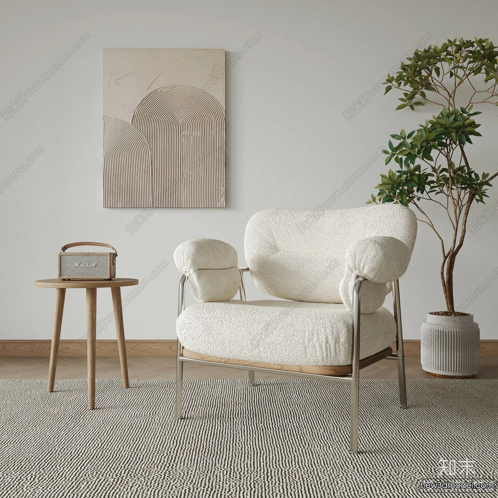 Sofa 3D Models - 3D Furniture for Living Room - 3D Interior - 180