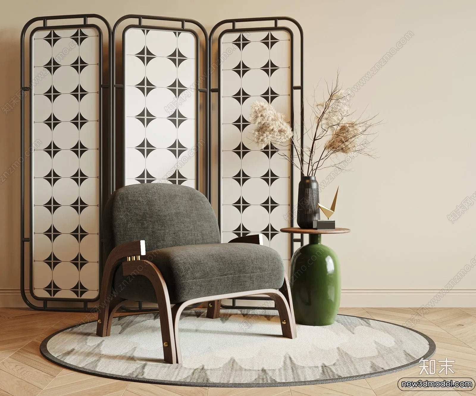 Sofa 3D Models - 3D Furniture for Living Room - 3D Interior - 182