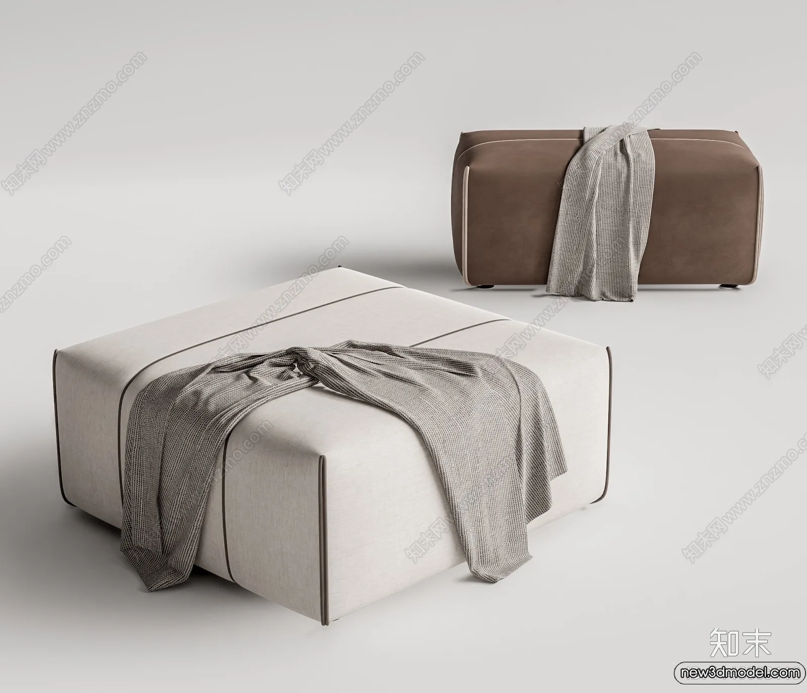 Sofa 3D Models - 3D Furniture for Living Room - 3D Interior - 193