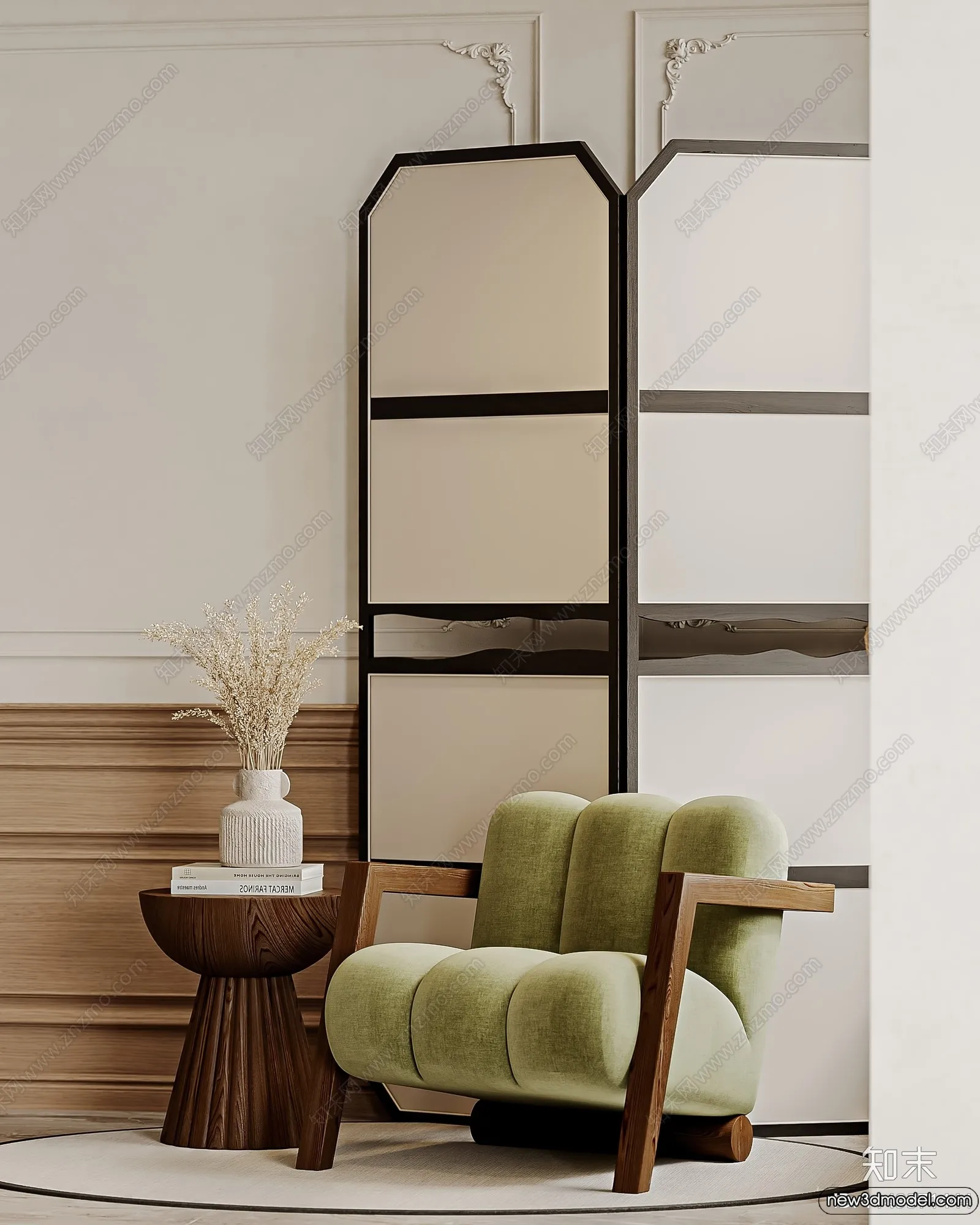 Sofa 3D Models - 3D Furniture for Living Room - 3D Interior - 194