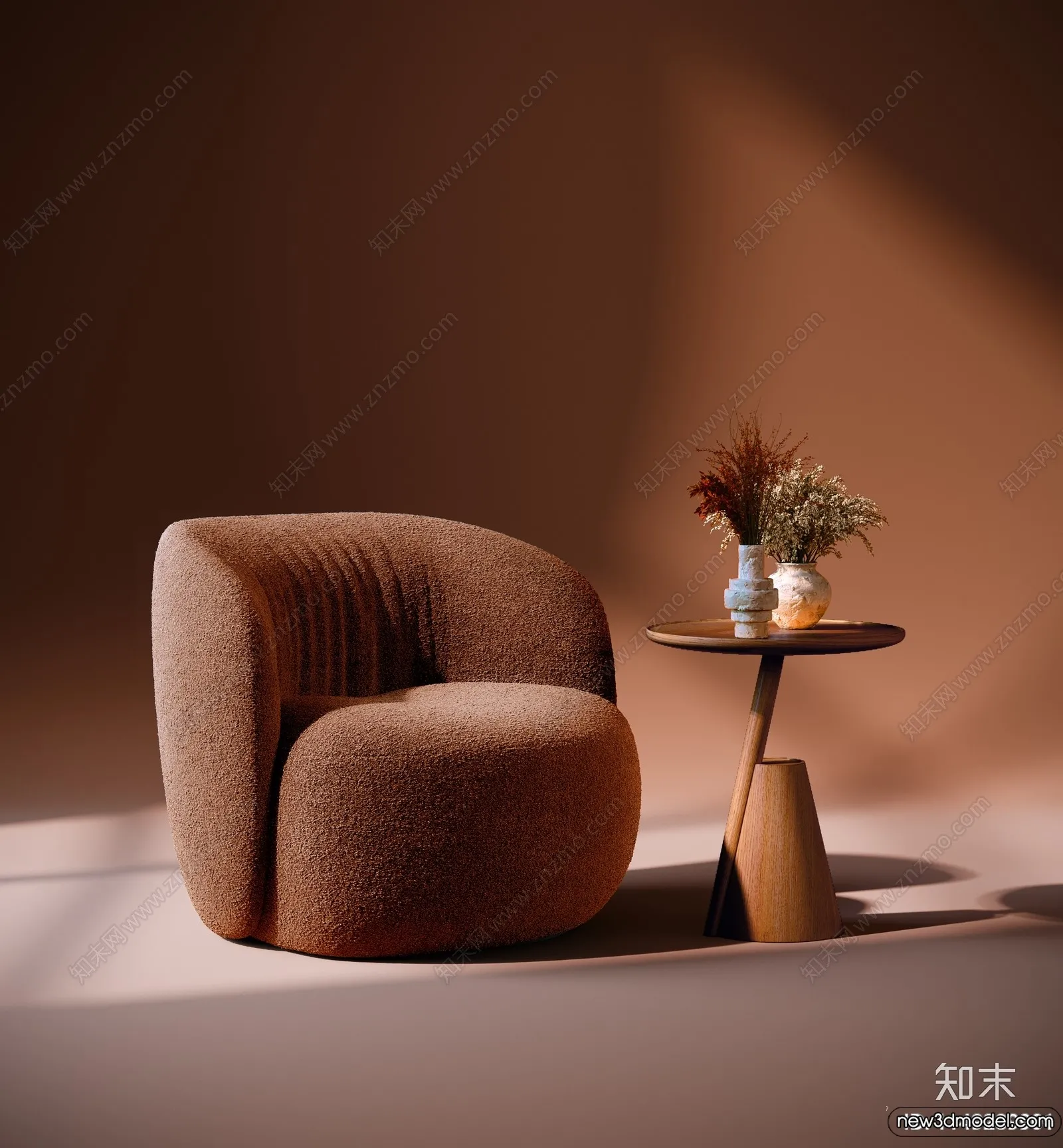 Sofa 3D Models - 3D Furniture for Living Room - 3D Interior - 195