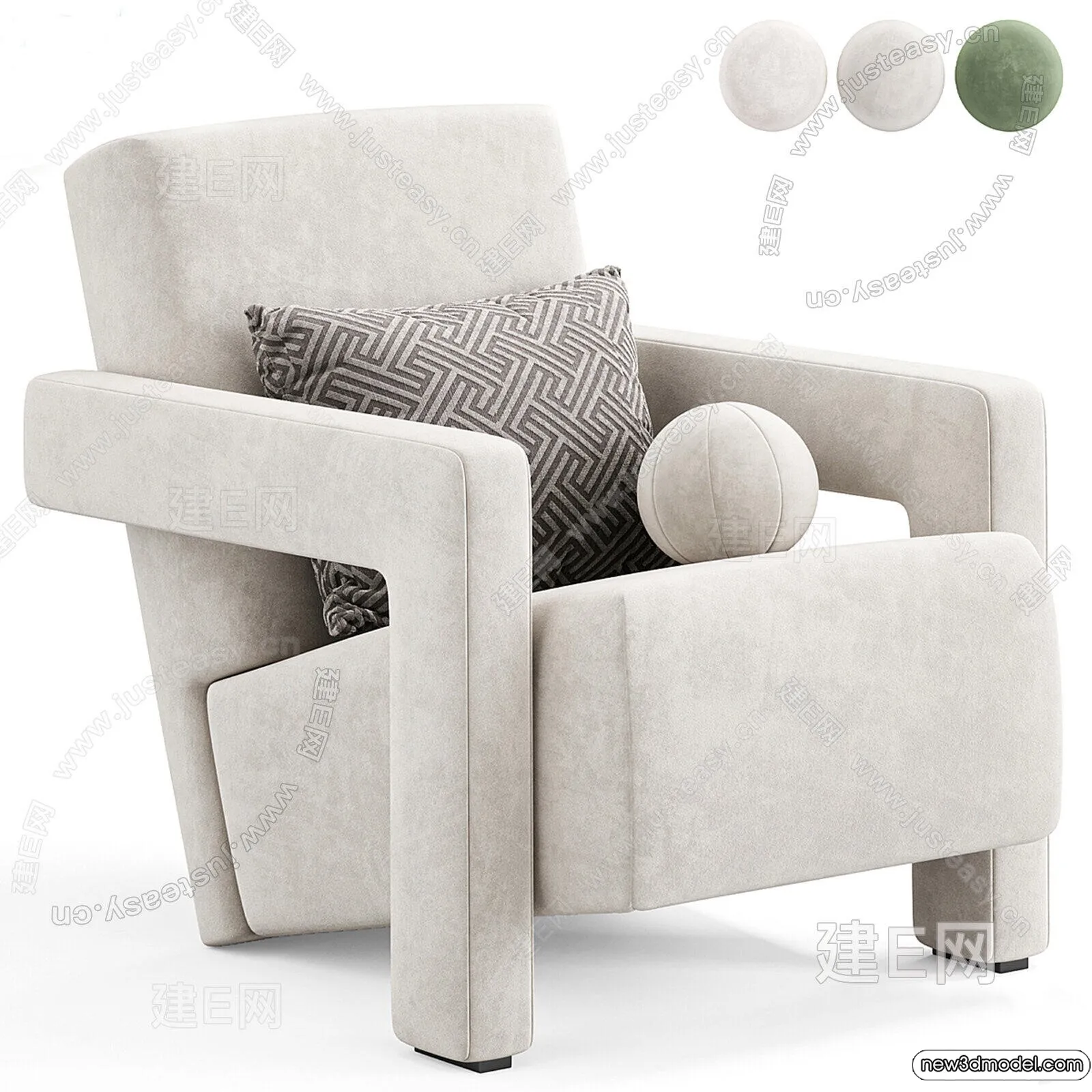 Sofa 3D Models - 3D Furniture for Living Room - 3D Interior - 200