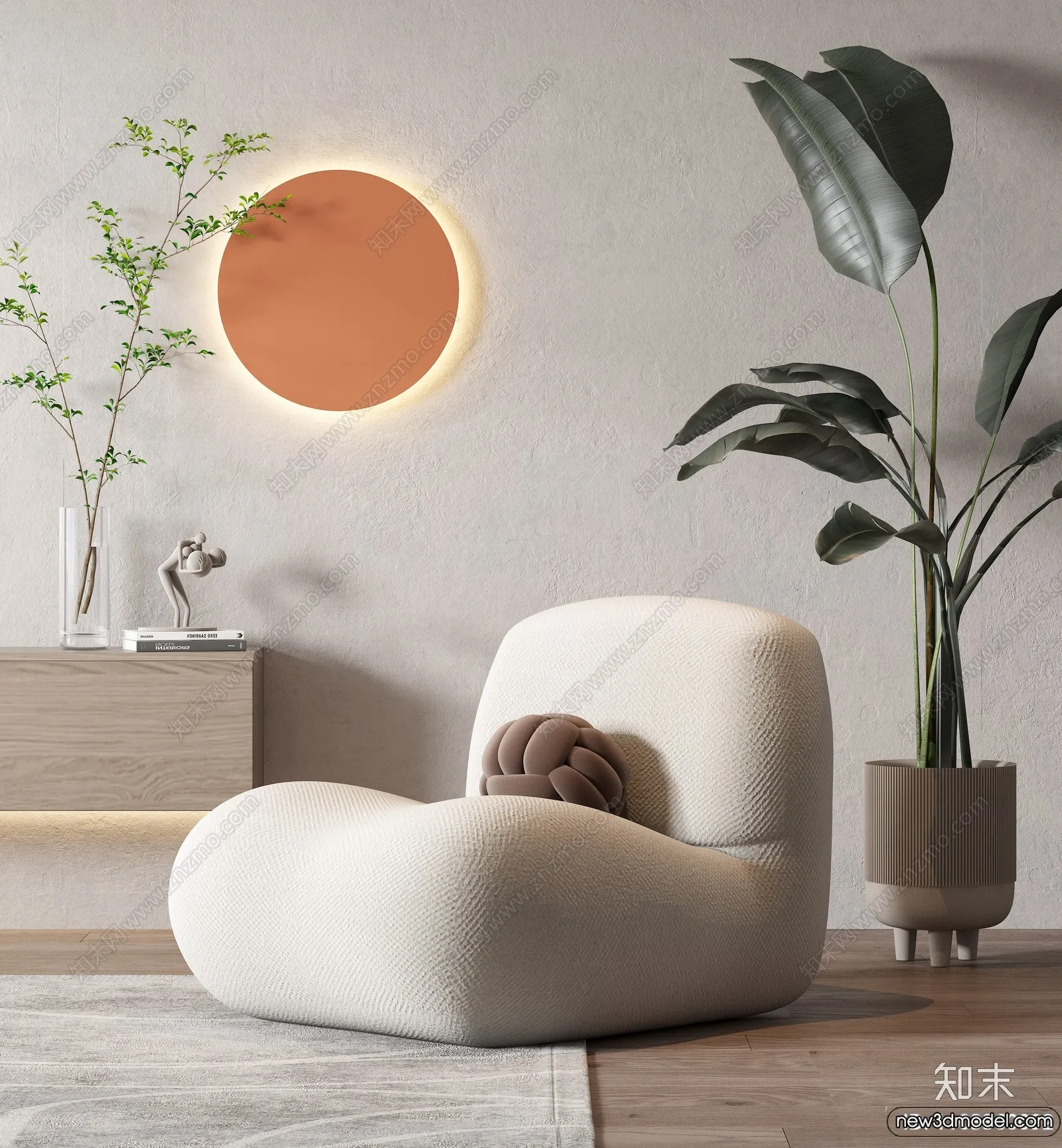 Sofa 3D Models - 3D Furniture for Living Room - 3D Interior - 234