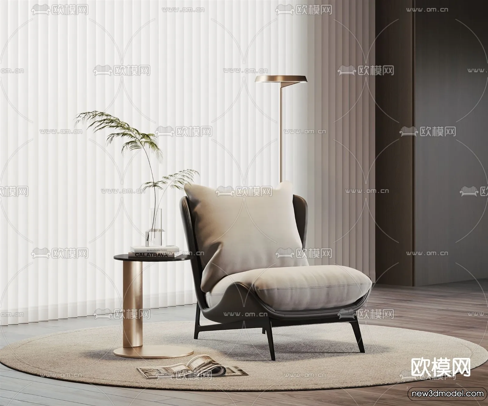 Sofa 3D Models - 3D Furniture for Living Room - 3D Interior - 247