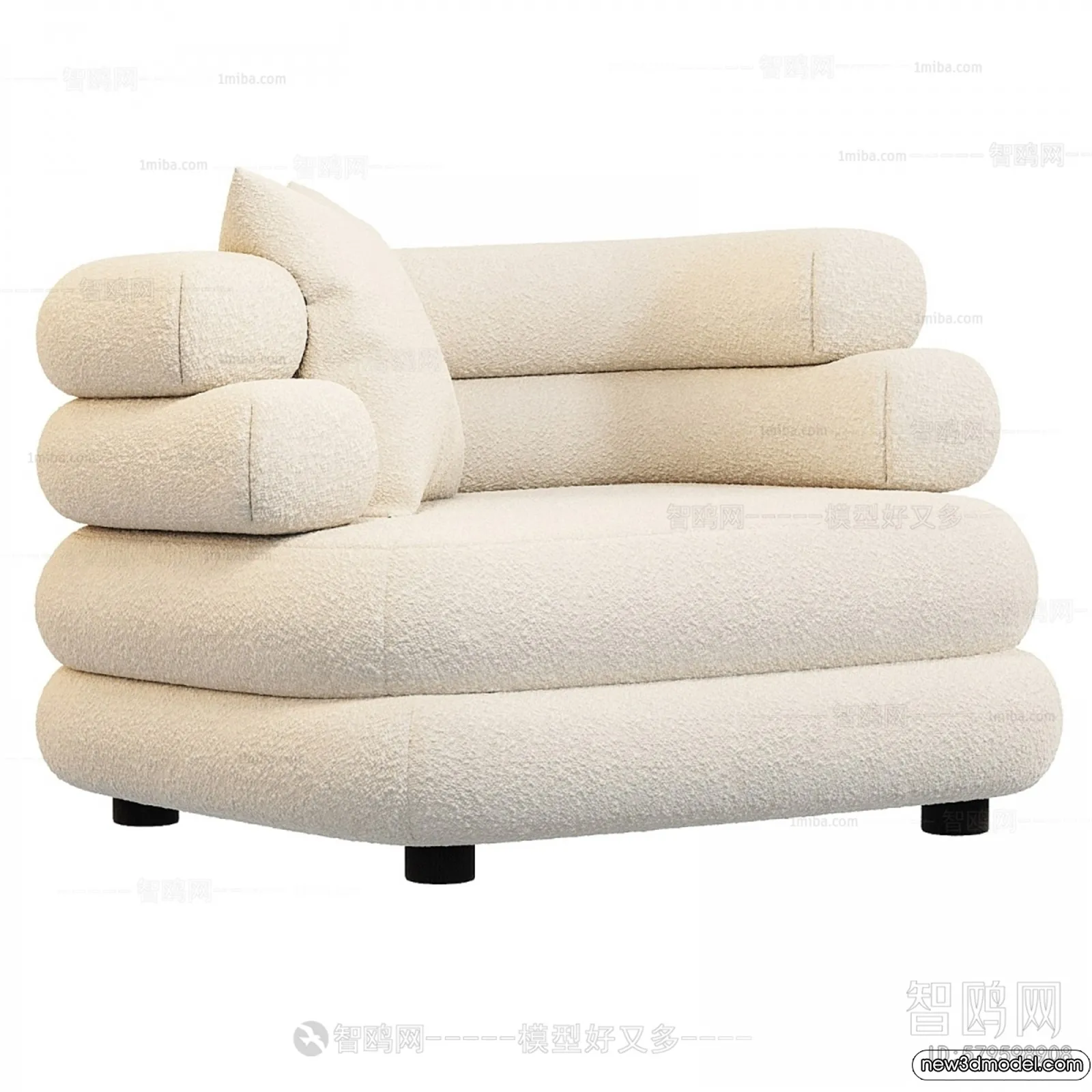 Sofa 3D Models - 3D Furniture for Living Room - 3D Interior - 248