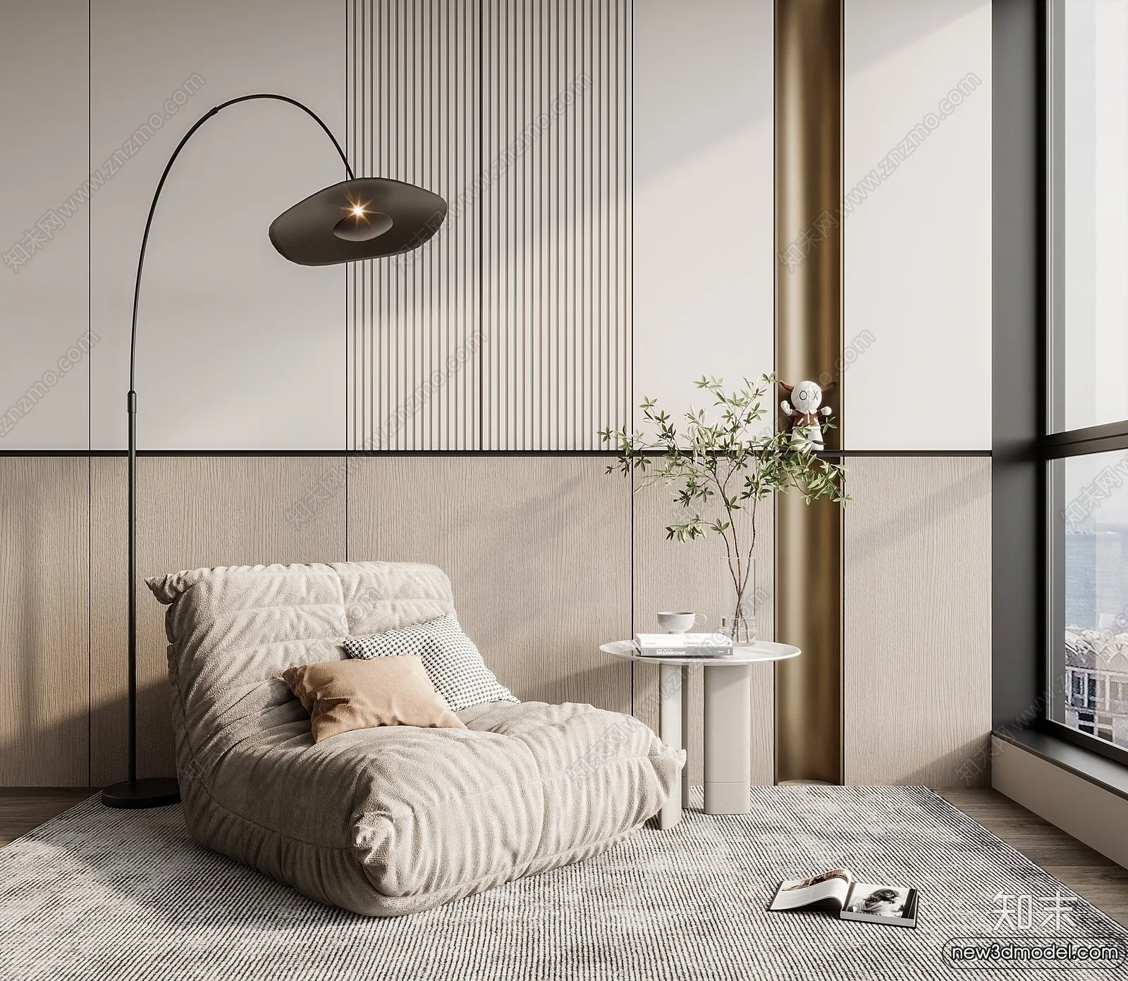 Sofa 3D Models - 3D Furniture for Living Room - 3D Interior - 252