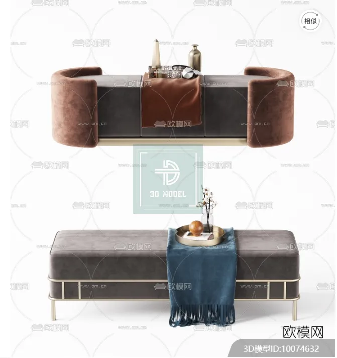 Sofa 3D Models - Modern Style - 006