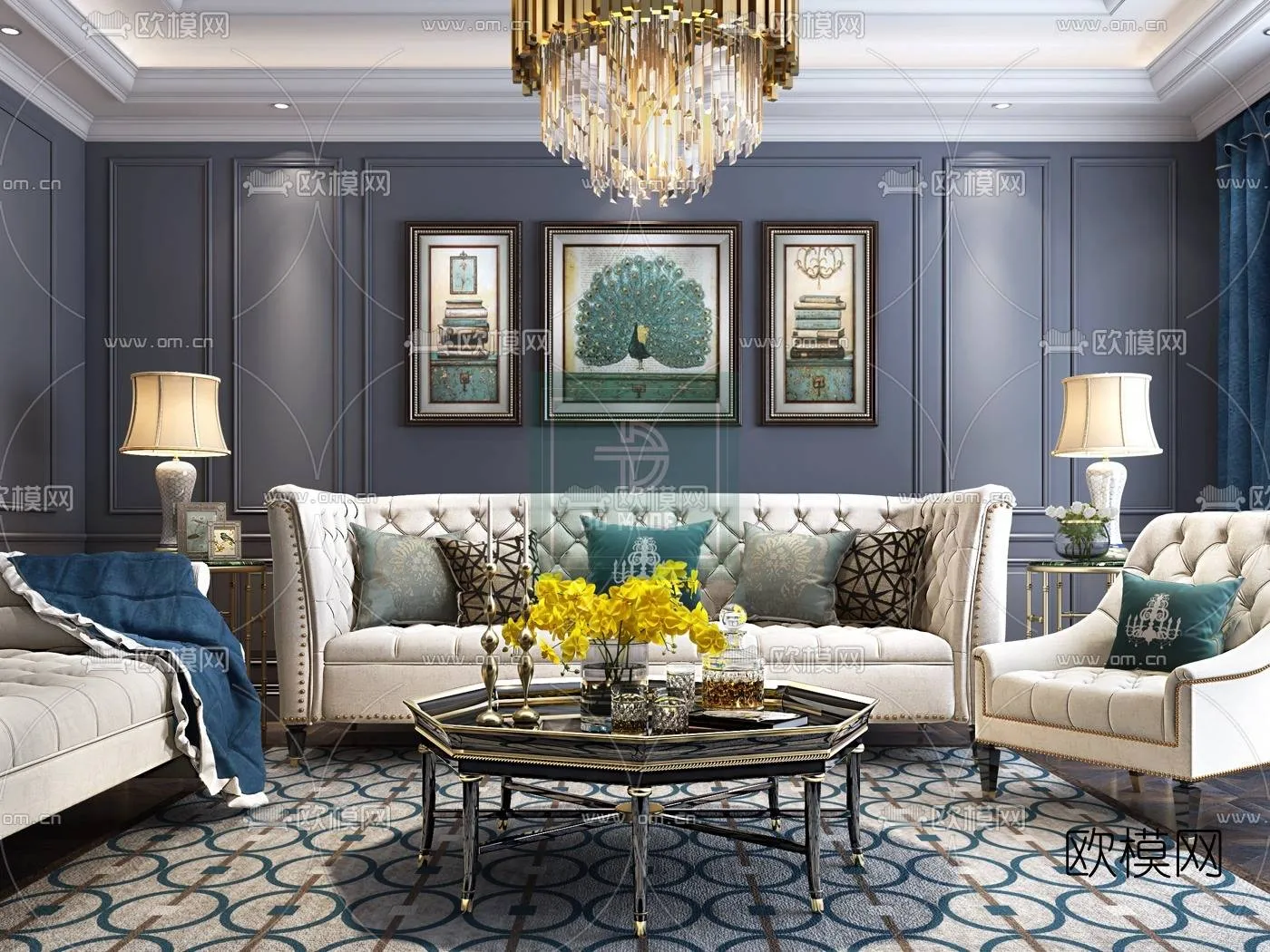 Sofa 3D Models - Modern Style - 018