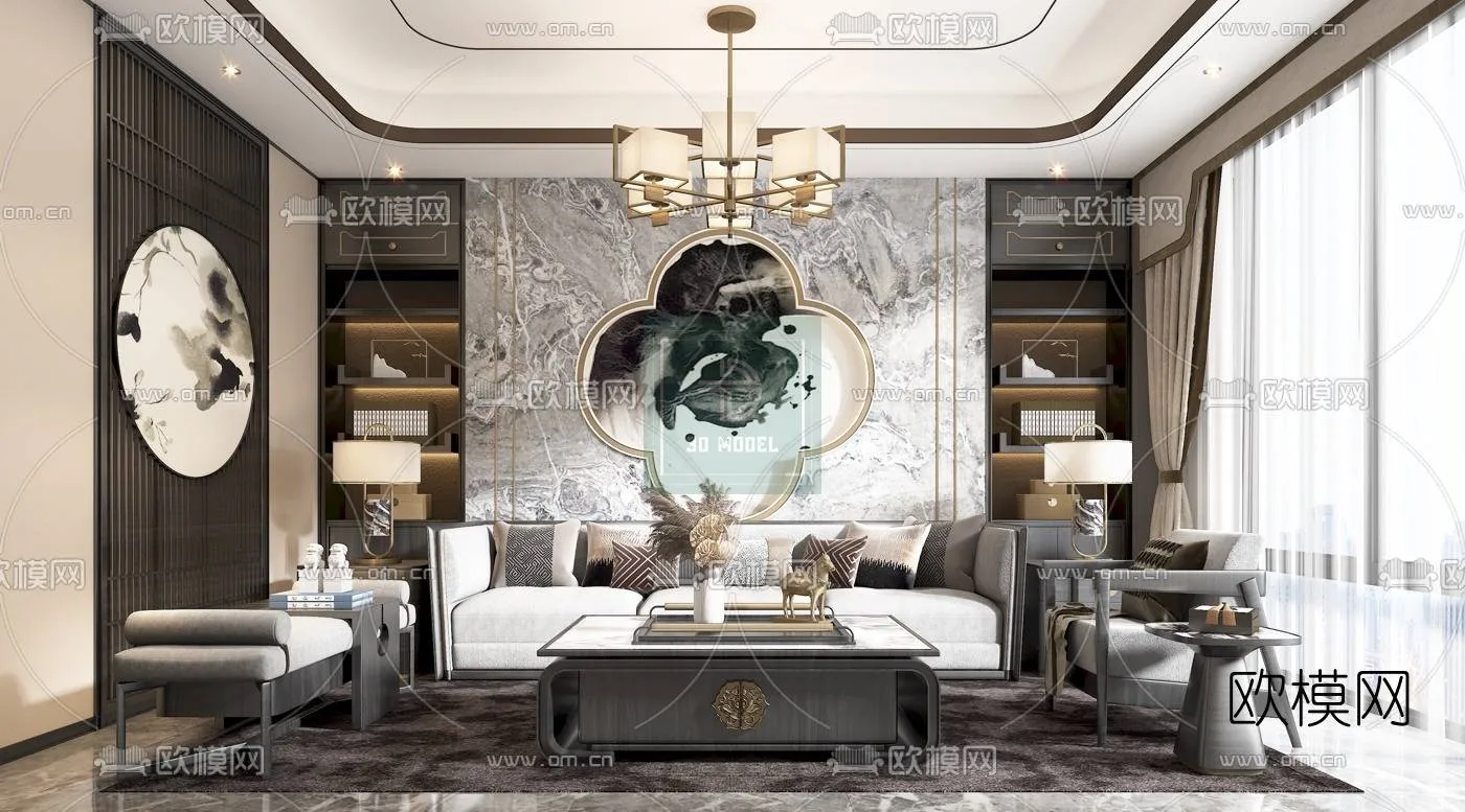 Sofa 3D Models - Modern Style - 019