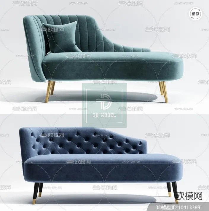 Sofa 3D Models - Modern Style - 021