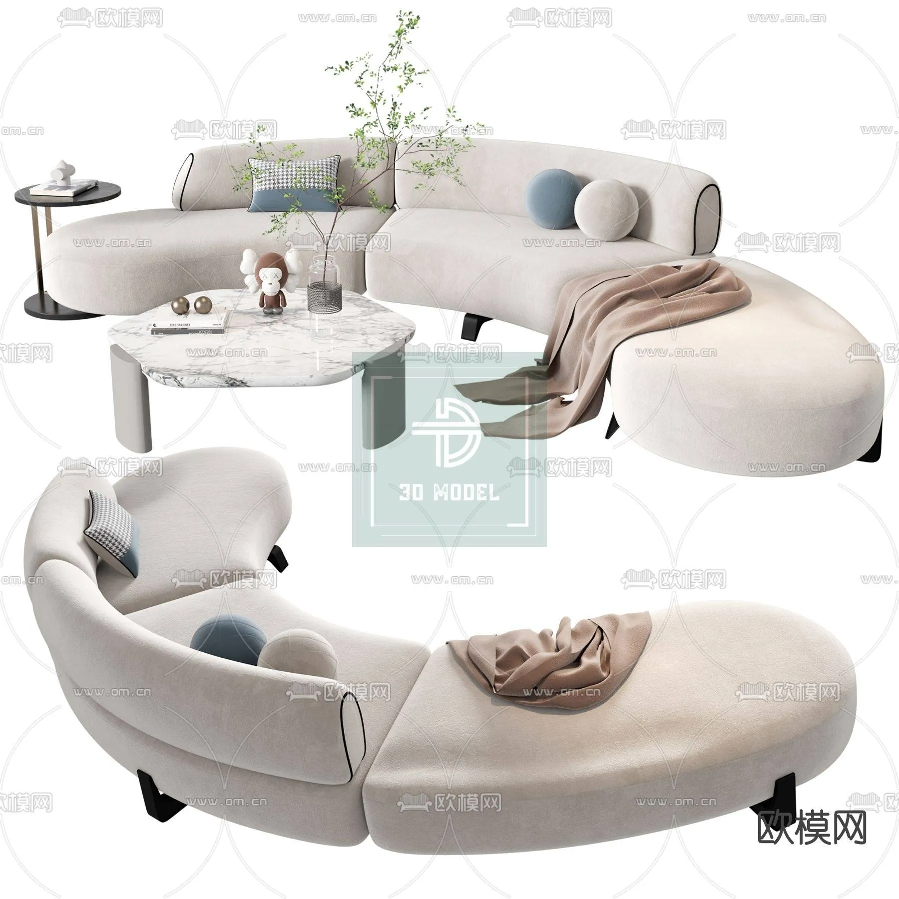 Sofa 3D Models - Modern Style - 029
