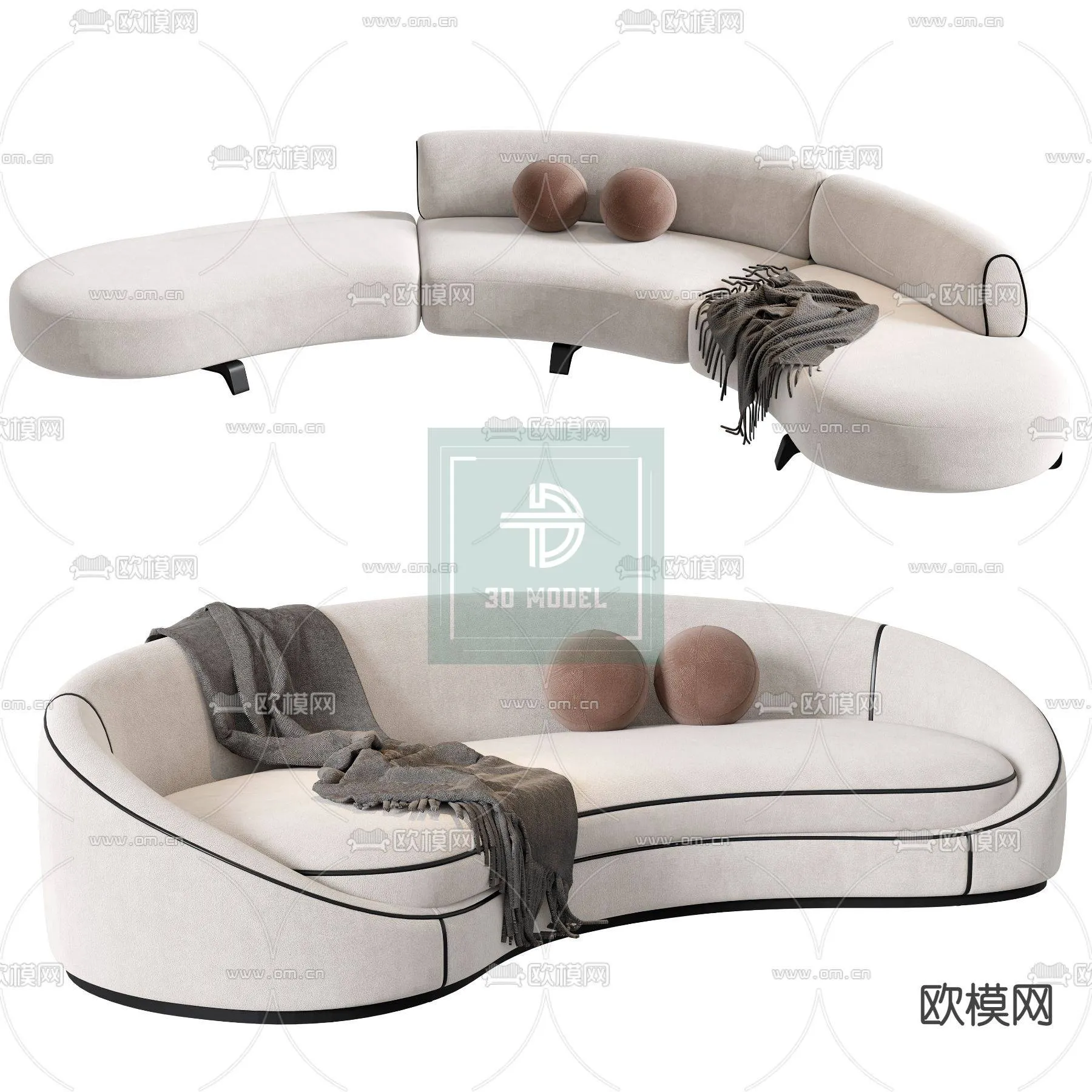 Sofa 3D Models - Modern Style - 035