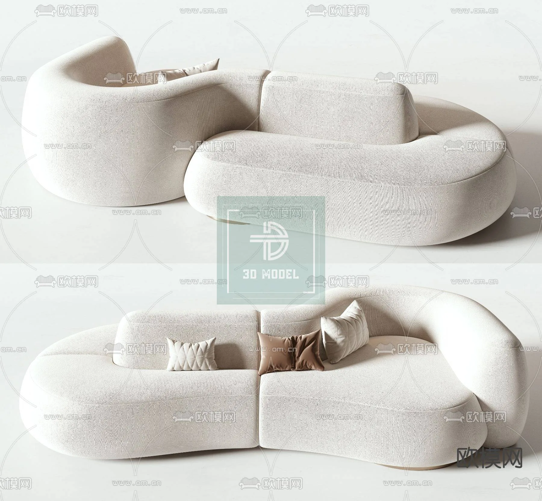 Sofa 3D Models - Modern Style - 045