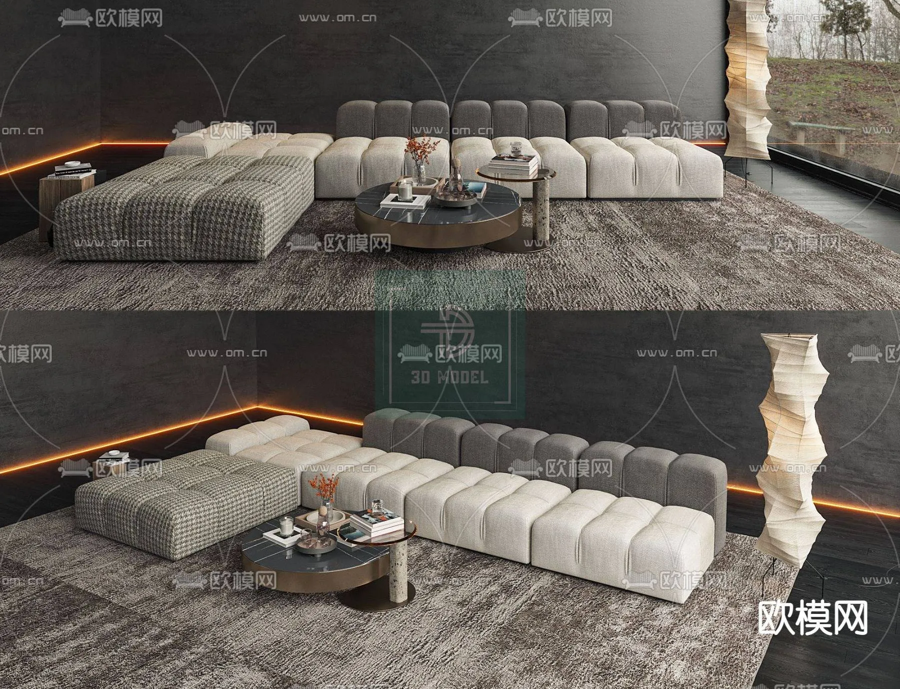 Sofa 3D Models - Modern Style - 054