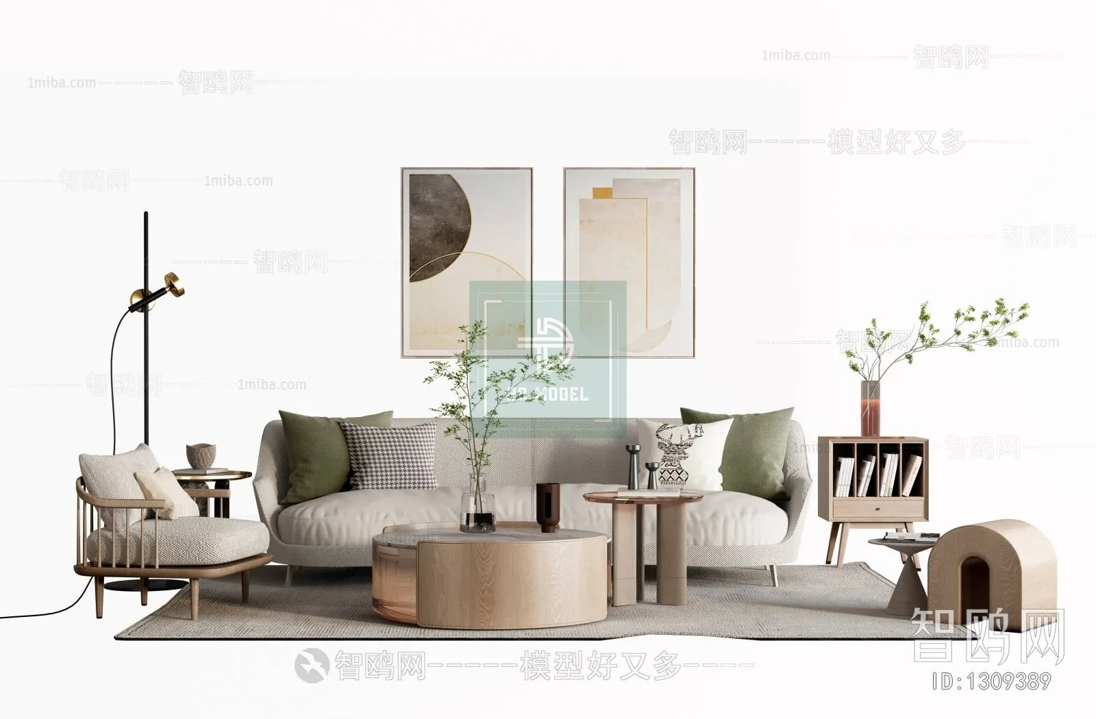 Sofa 3D Models - Modern Style - 075