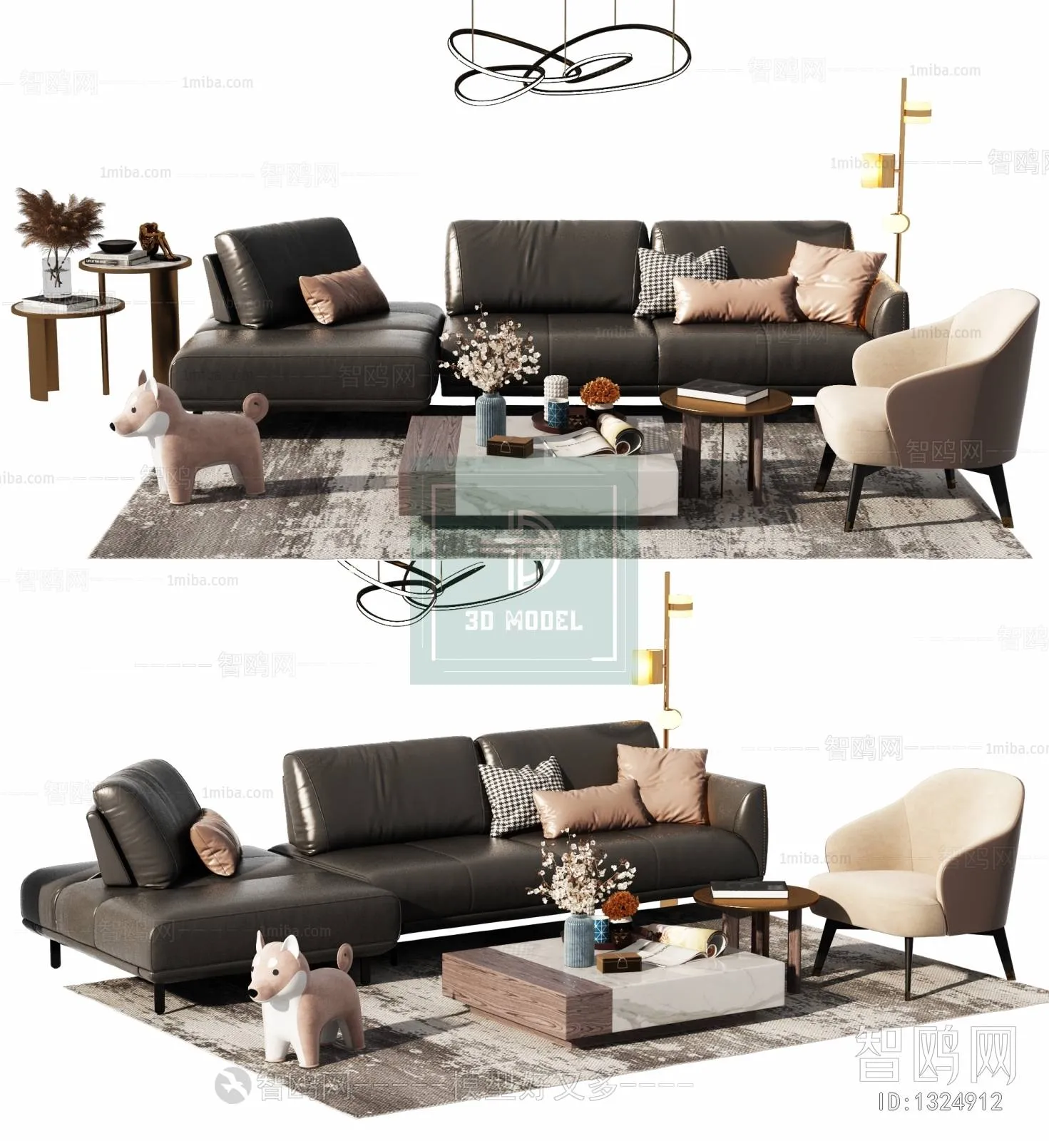 Sofa 3D Models - Modern Style - 076