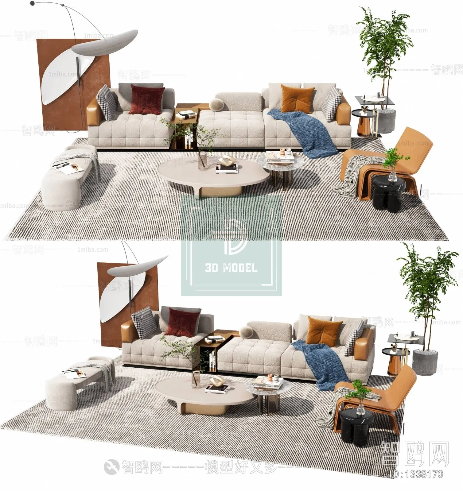 Sofa 3D Models - Modern Style - 079
