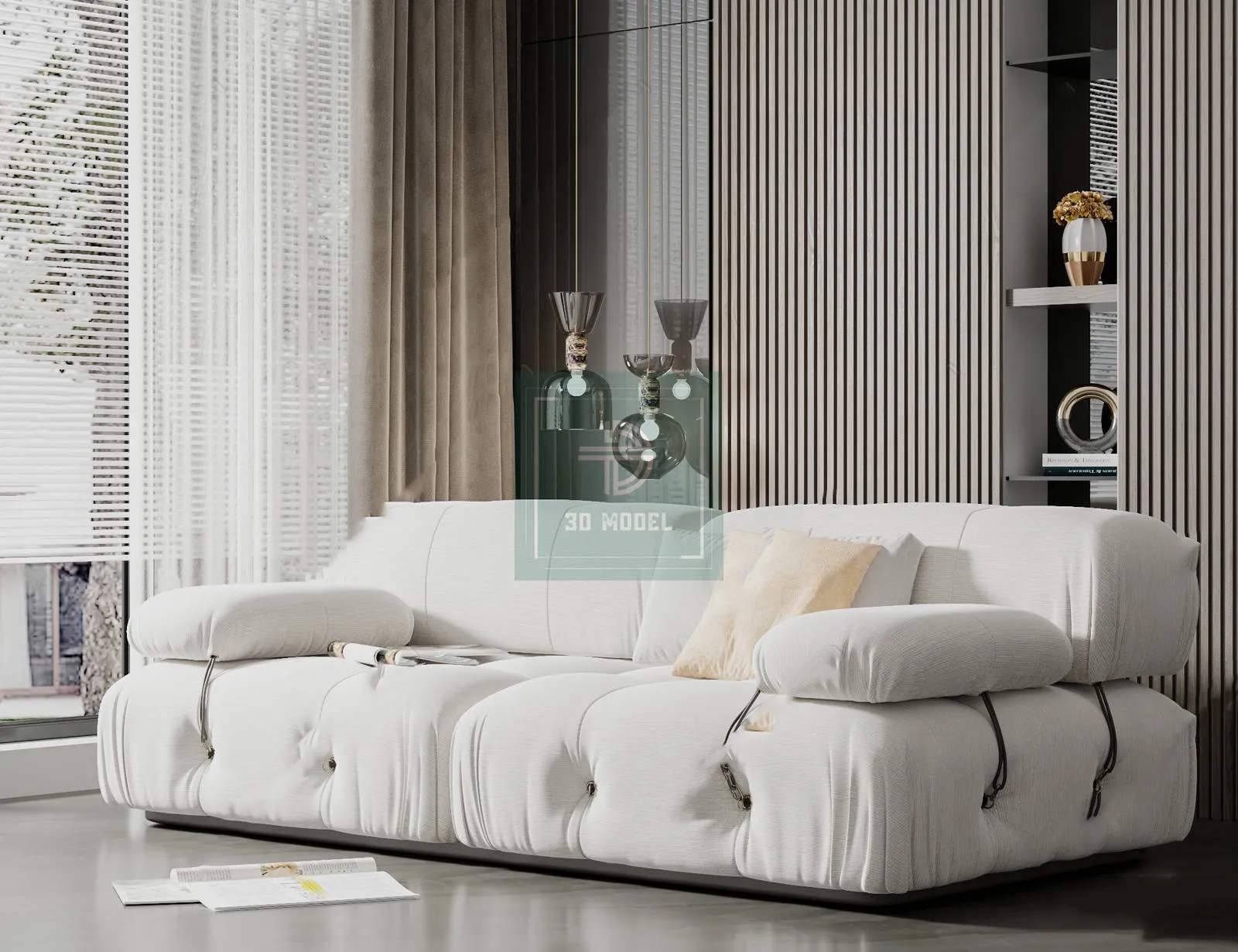 Sofa 3D Models - Modern Style - 084