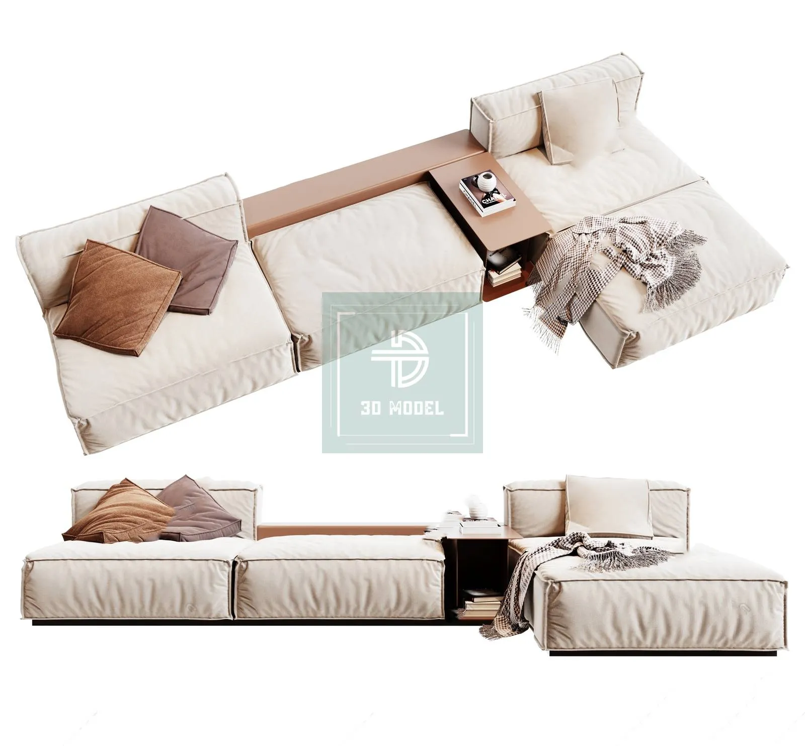Sofa 3D Models - Modern Style - 086