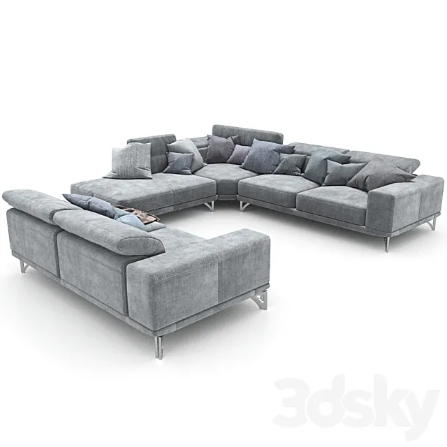 Sofa 510 - Italo 2983 3D Model