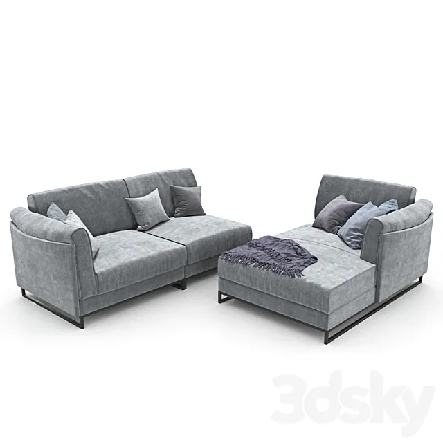 Sofa 78 - Natuzzi Armonia2788_var 3DModel