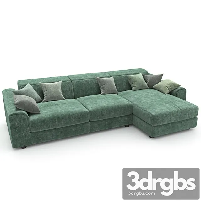 Sofa 79 - natuzzi attesa2827 2 3D Model Free