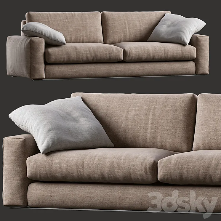 Sofa 810 FLY By Vibieffe 3D Model Free