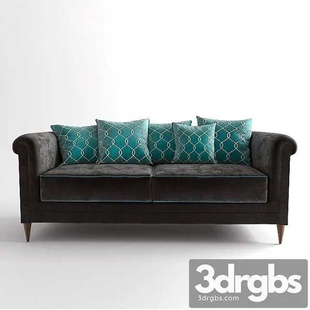 Sofa A071 De La Vega 3D Model Free