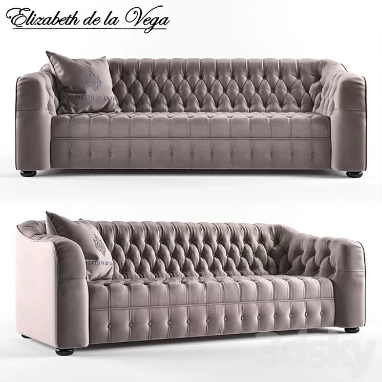 Sofa A48 3D Model