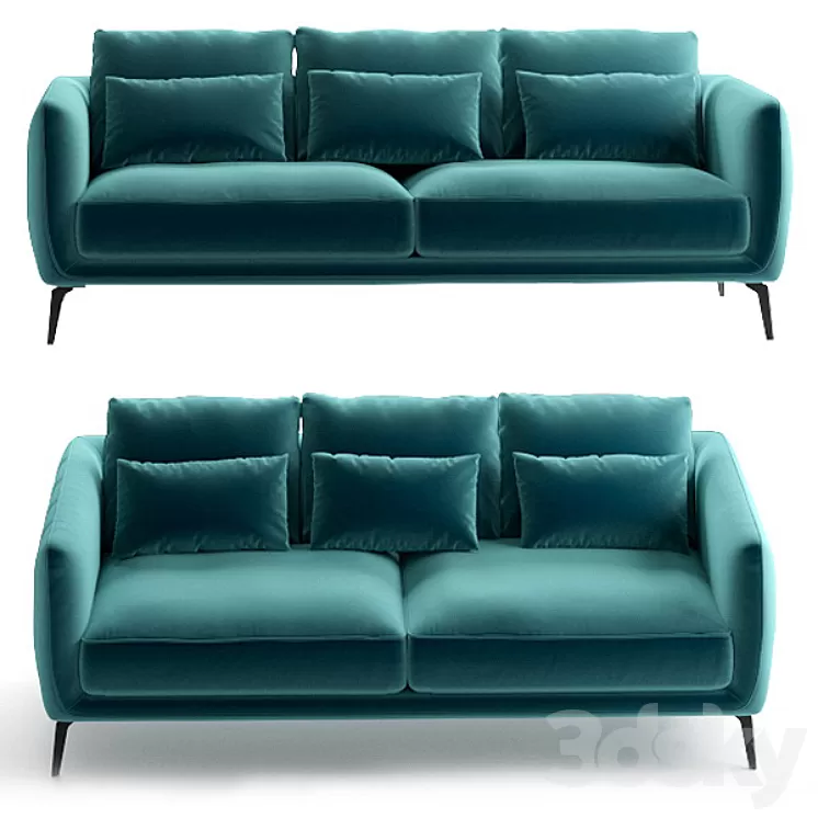 Sofa Amsterdam triple 3D Model