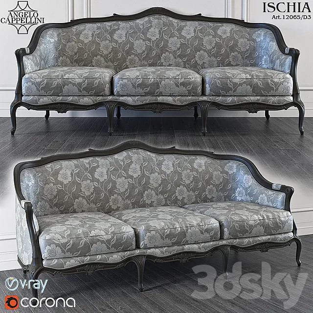 Sofa Angelo Cappellini ISCHIA 3DModel