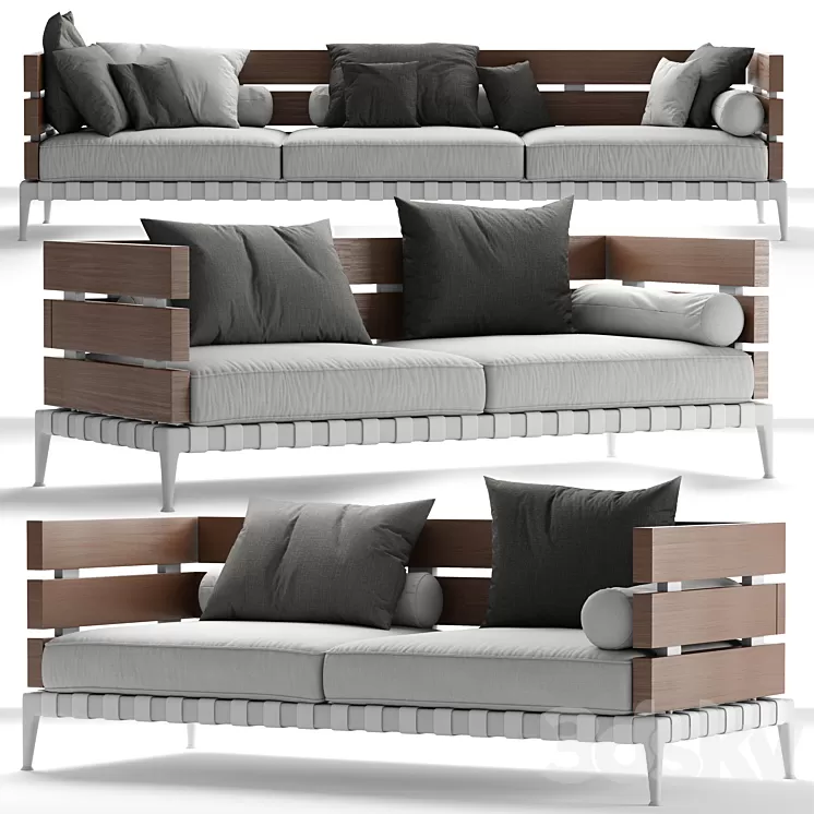 sofa Ansel (Flexform) 3D Model