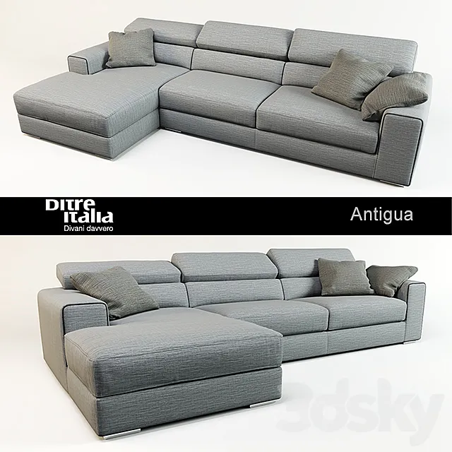 Sofa Antigua _ Ditre Italia 3DModel