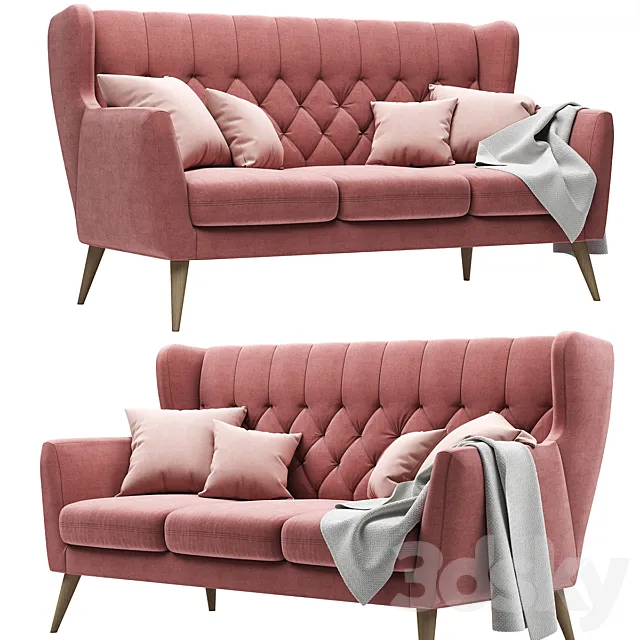 Sofa Aria (3-seater) 3D Model