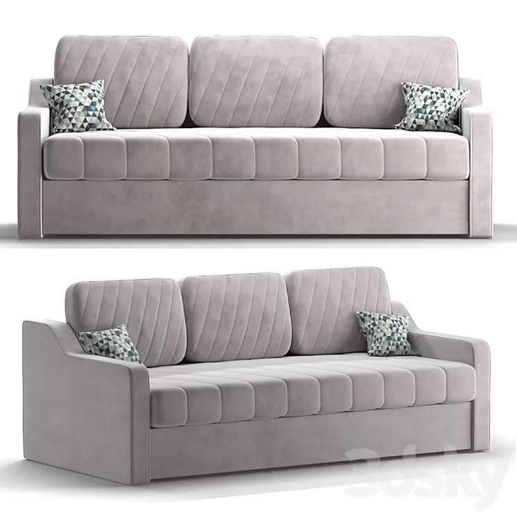 Sofa Askona Melani Dorio gray 3D Model