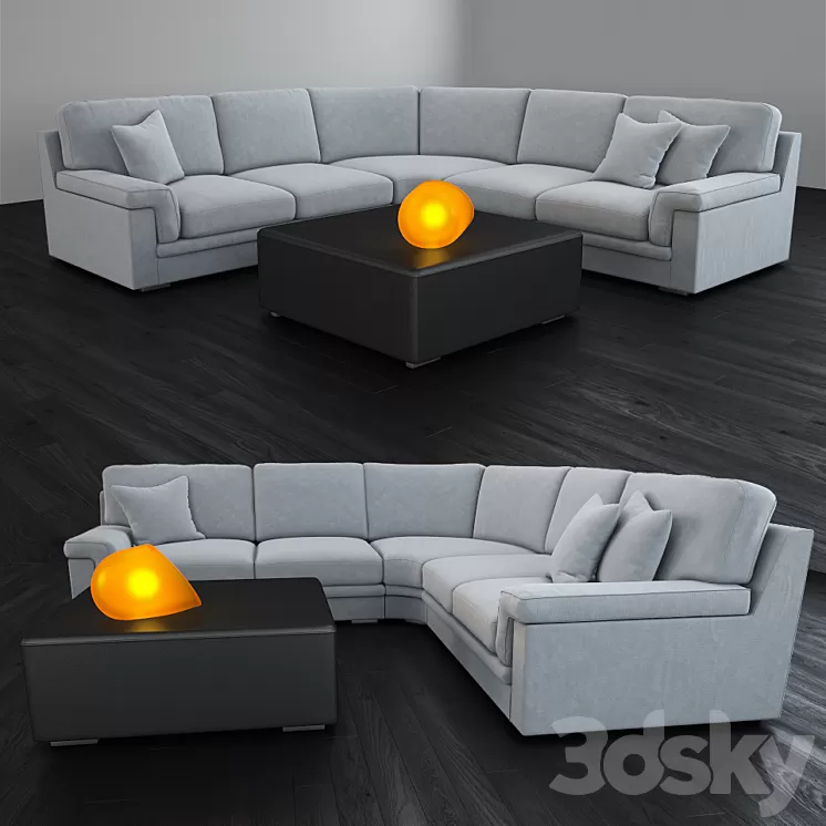 Sofa Asnaghi Elegant 3D Model