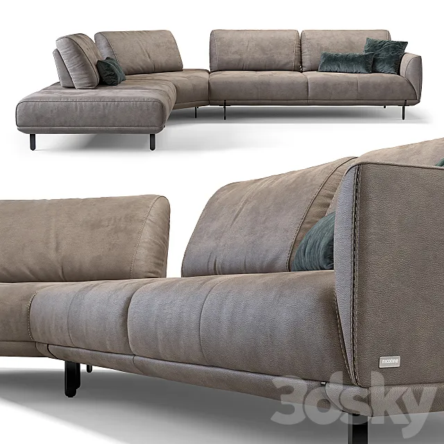 Sofa ASSAGO. NICOLINE 3DModel