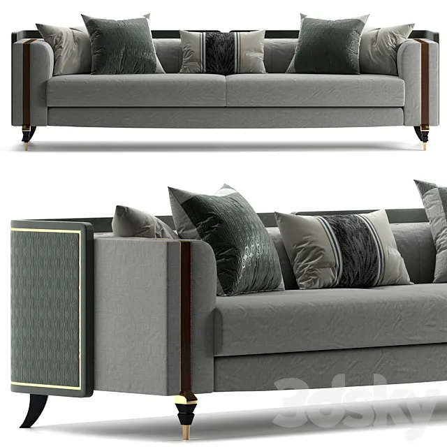 Sofa aston martini 3D Model