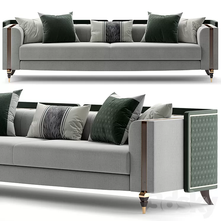 Sofa aston martini 3D Model Free