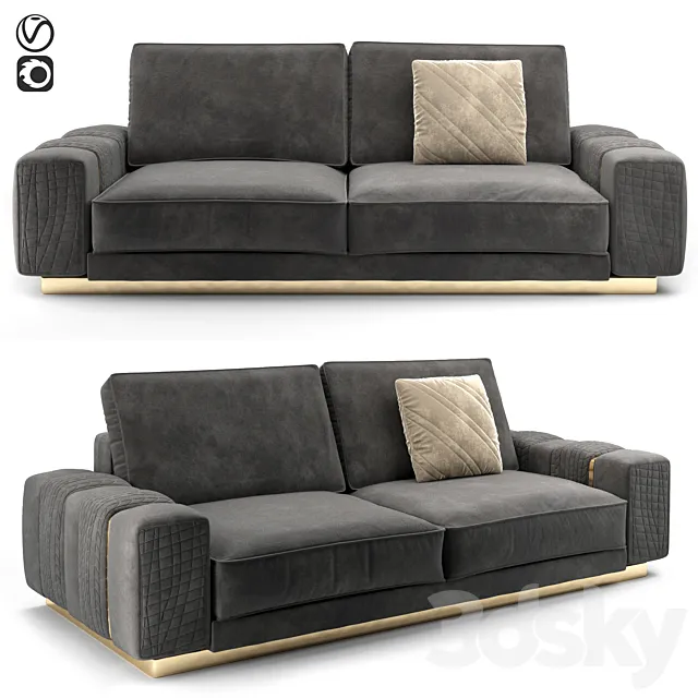 Sofa AUGUST HILTON 3D Model