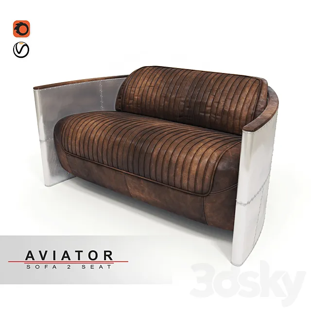 Sofa Aviator Tomcat chair 3DModel