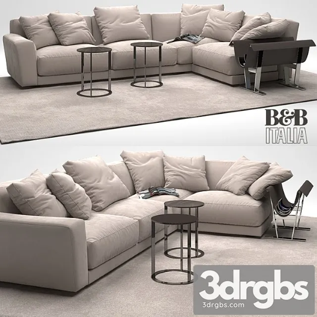 Sofa B B Italia 4 3D Model Free