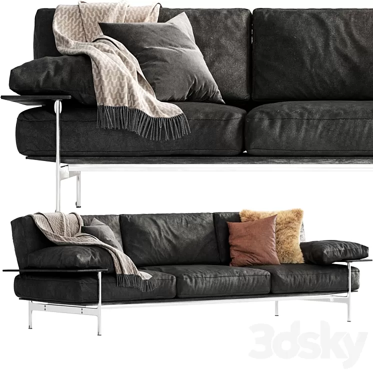 Sofa B & B Italia Diesis 40 3D Model