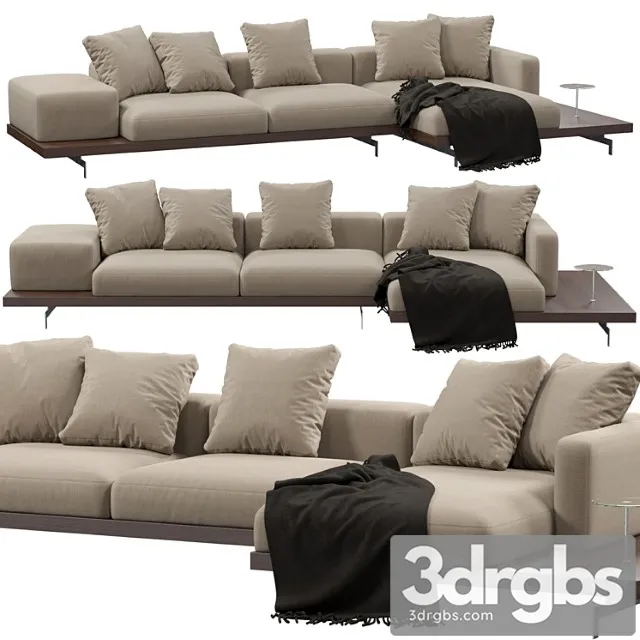 Sofa B B Italy Dock 3D Model Free