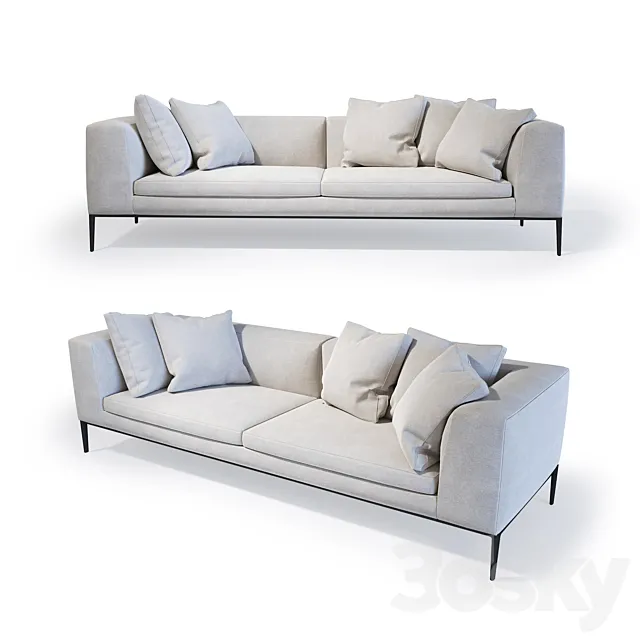 Sofa B & B Miсhel 3D Model