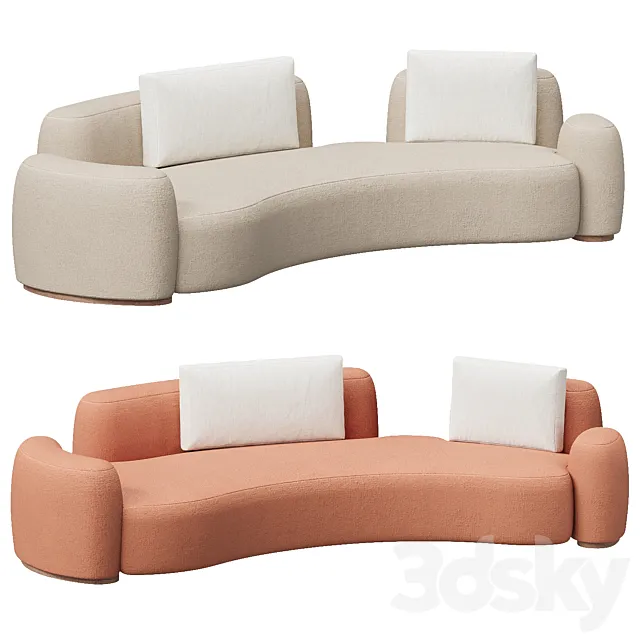 Sofa BABA by GISBERTPOPOEPPLER 3D Model