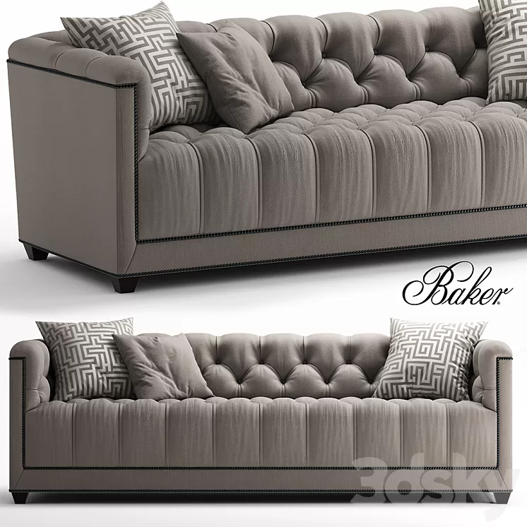 Sofa baker PARIS LOVESEAT 3D Model