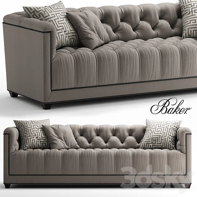 Sofa baker PARIS LOVESEAT 3DModel